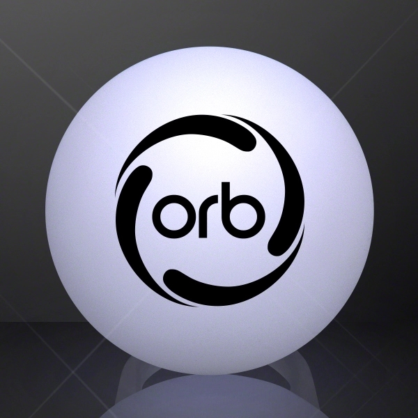 Blank or imprinted. LED Deco Ball Ring with Lights.... from ASI 34194 ALightPromos / Alight Promotional Products