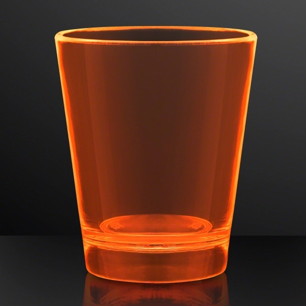 Blank or imprinted. 1.5 oz. UV Reactive Glow Shot Glasses... from ASI 34194 ALightPromos / Alight Promotional Products