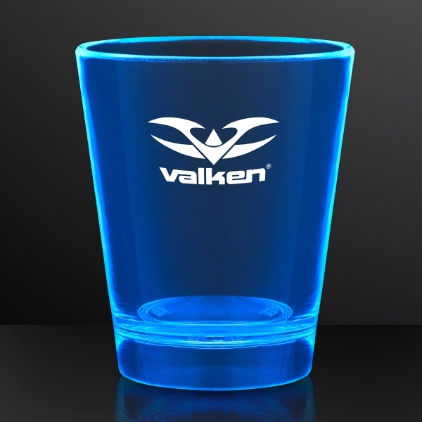 Blank or imprinted. 1.5 oz. UV Reactive Glow Shot Glasses... from ASI 34194 ALightPromos / Alight Promotional Products