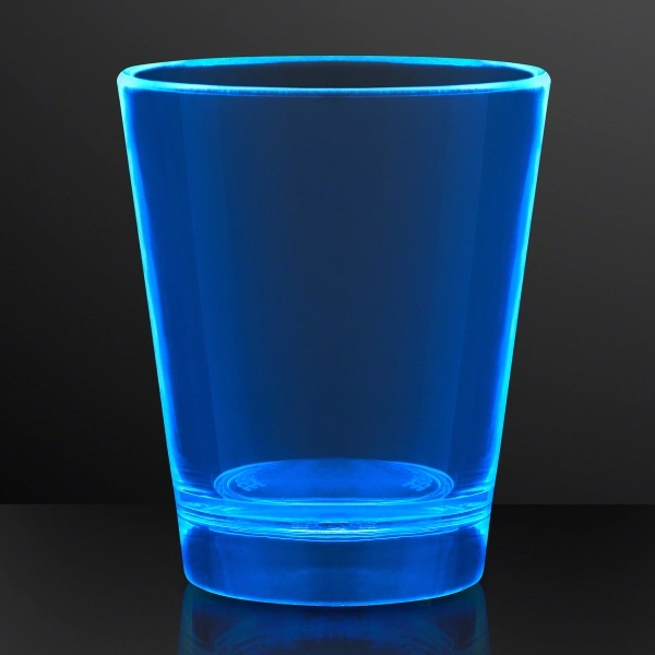 Blank or imprinted. 1.5 oz. UV Reactive Glow Shot Glasses... from ASI 34194 ALightPromos / Alight Promotional Products