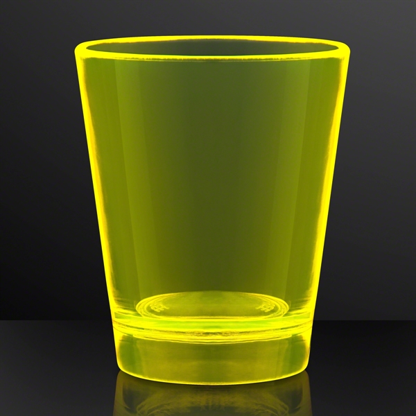 Blank or imprinted. 1.5 oz. UV Reactive Glow Shot Glasses... from ASI 34194 ALightPromos / Alight Promotional Products