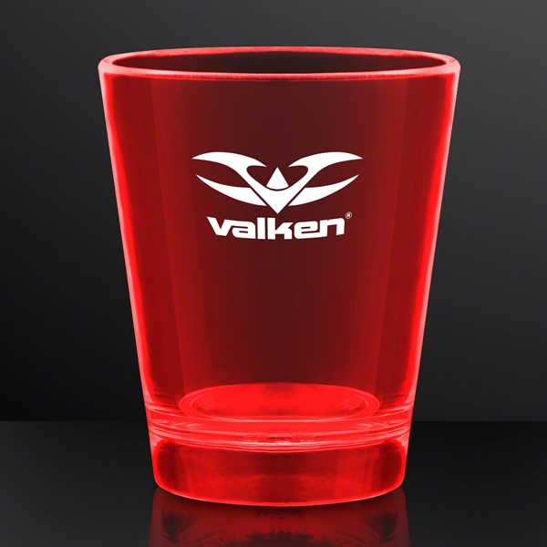 Blank or imprinted. 1.5 oz. UV Reactive Glow Shot Glasses... from ASI 34194 ALightPromos / Alight Promotional Products