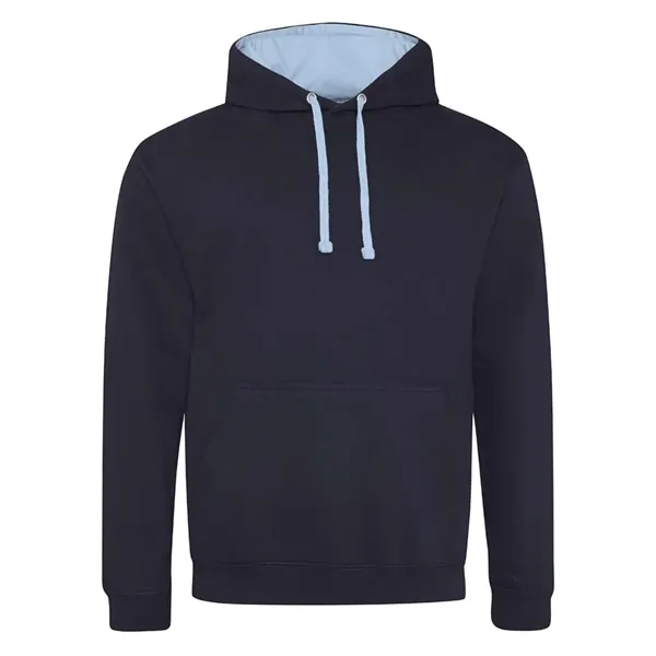 Just Hoods Midweight Varsity Contrast Hooded Sweatshirt... from ASI 84358 S&S Activewear