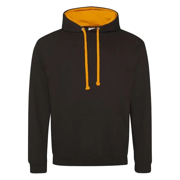 Just Hoods Midweight Varsity Contrast Hooded Sweatshirt... from ASI 84358 S&S Activewear