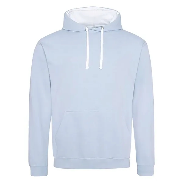 Just Hoods Midweight Varsity Contrast Hooded Sweatshirt... from ASI 84358 S&S Activewear