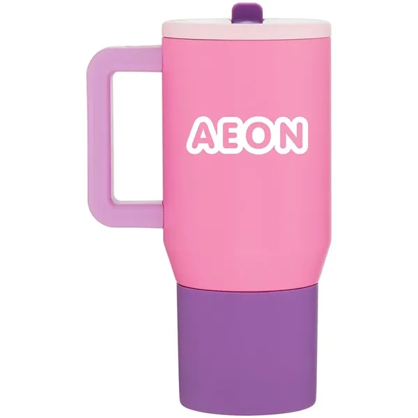 20 oz double wall 18/8 stainless steel thermal mug with copper... from ASI 51197 ETS Express, LLC