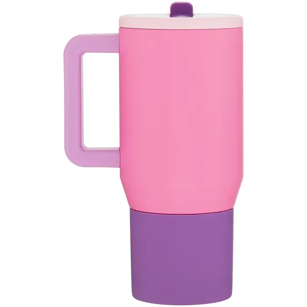 20 oz double wall 18/8 stainless steel thermal mug with copper... from ASI 51197 ETS Express, LLC