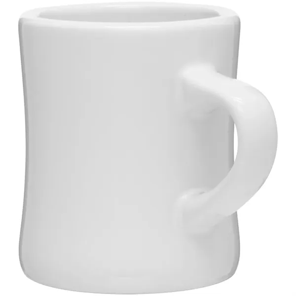 10 oz ceramic mug with handle and a glossy colored exterior... from ASI 51197 ETS Express, LLC