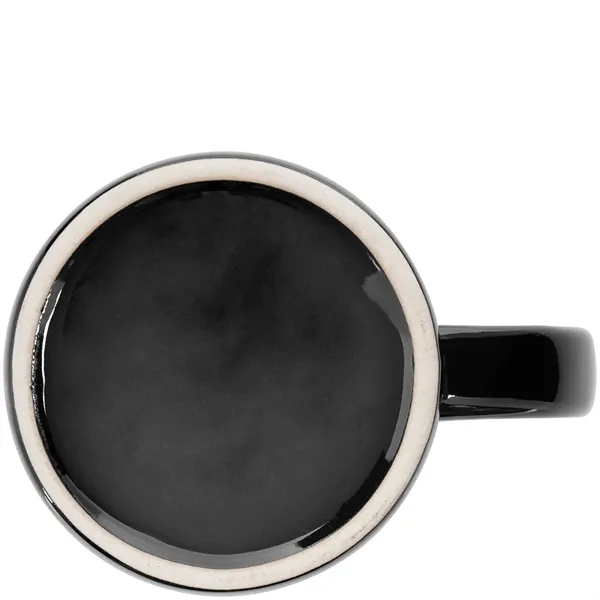 10 oz ceramic mug with handle and a glossy colored exterior... from ASI 51197 ETS Express, LLC