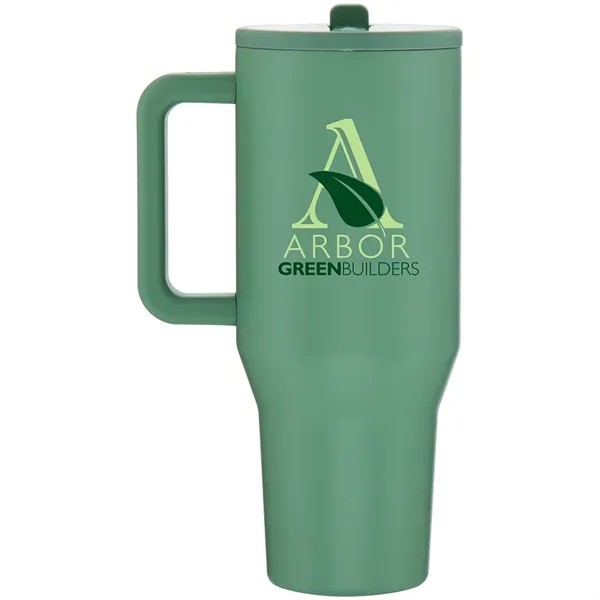 32 oz double wall 18/8 stainless steel thermal mug with copper... from ASI 51197 ETS Express, LLC
