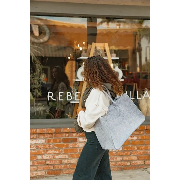 rPET felt shopping tote bag.... from ASI 56070 Gemline / Gemline®