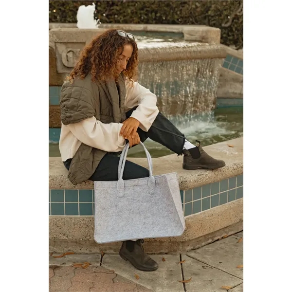 rPET felt shopping tote bag.... from ASI 56070 Gemline / Gemline®