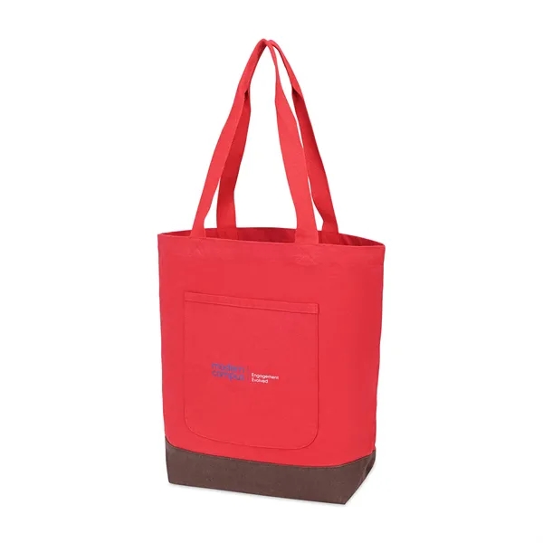 16" x 15" x 5" recycled cotton tote with 25" shoulder... from ASI 56070 Gemline / Gemline®