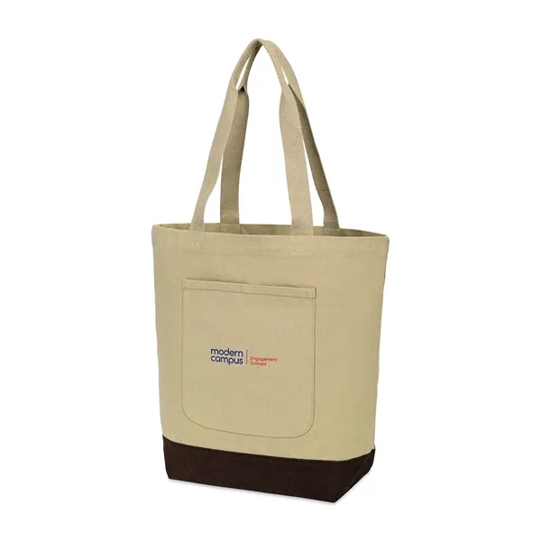 16" x 15" x 5" recycled cotton tote with 25" shoulder... from ASI 56070 Gemline / Gemline®