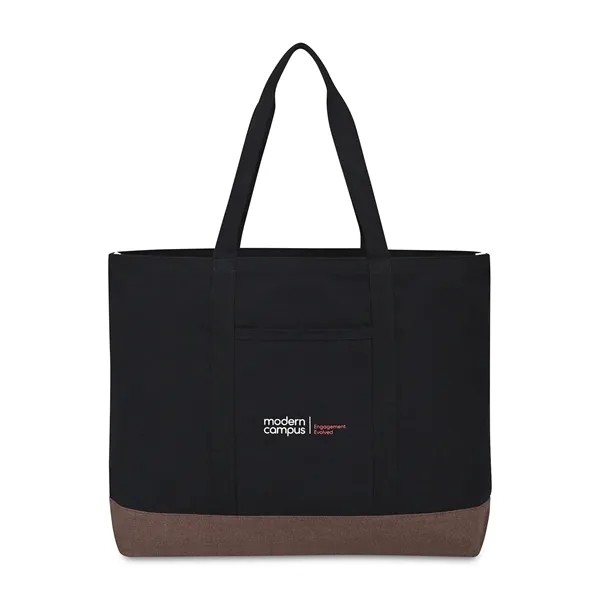 22"L x 15"H x 6"W carry-all tote bag made from recycled... from ASI 56070 Gemline / Gemline®