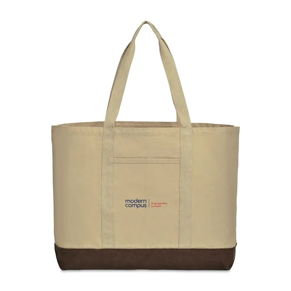 22"L x 15"H x 6"W carry-all tote bag made from recycled... from ASI 56070 Gemline / Gemline®