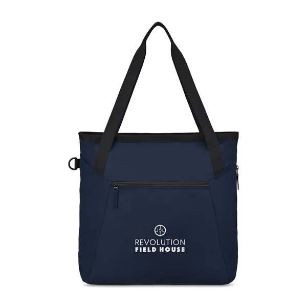 19"L x 16"H x 6.5"W tote bag with zippered top, side... from ASI 56070 Gemline / Gemline®