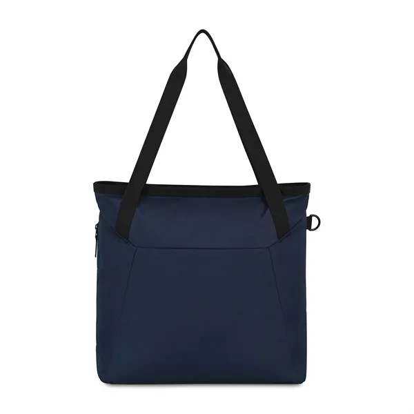 19"L x 16"H x 6.5"W tote bag with zippered top, side... from ASI 56070 Gemline / Gemline®