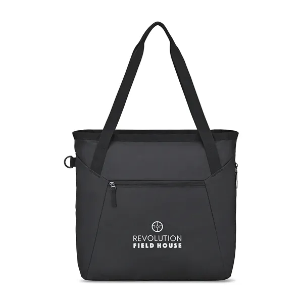 19"L x 16"H x 6.5"W tote bag with zippered top, side... from ASI 56070 Gemline / Gemline®