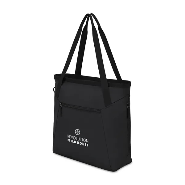 19"L x 16"H x 6.5"W tote bag with zippered top, side... from ASI 56070 Gemline / Gemline®