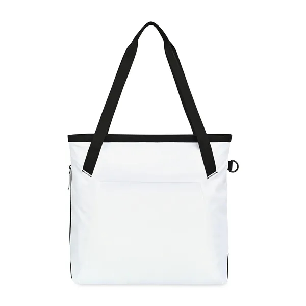 19"L x 16"H x 6.5"W tote bag with zippered top, side... from ASI 56070 Gemline / Gemline®