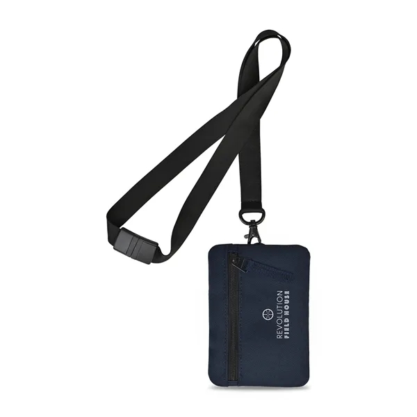 4"L x 5.5"H x 5"W ID pouch with 36" lanyard.... from ASI 56070 Gemline / Gemline®