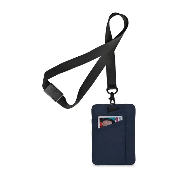 4"L x 5.5"H x 5"W ID pouch with 36" lanyard.... from ASI 56070 Gemline / Gemline®