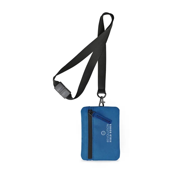 4"L x 5.5"H x 5"W ID pouch with 36" lanyard.... from ASI 56070 Gemline / Gemline®