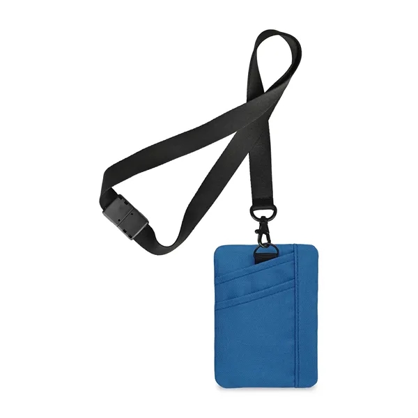 4"L x 5.5"H x 5"W ID pouch with 36" lanyard.... from ASI 56070 Gemline / Gemline®