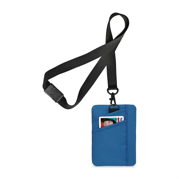 4"L x 5.5"H x 5"W ID pouch with 36" lanyard.... from ASI 56070 Gemline / Gemline®