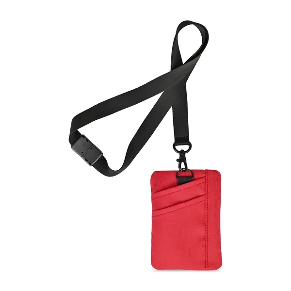 4"L x 5.5"H x 5"W ID pouch with 36" lanyard.... from ASI 56070 Gemline / Gemline®