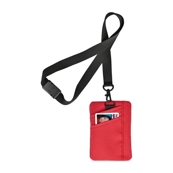 4"L x 5.5"H x 5"W ID pouch with 36" lanyard.... from ASI 56070 Gemline / Gemline®