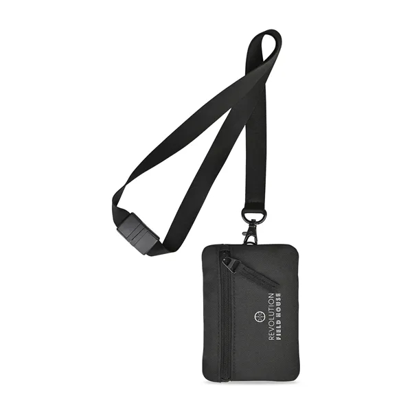 4"L x 5.5"H x 5"W ID pouch with 36" lanyard.... from ASI 56070 Gemline / Gemline®