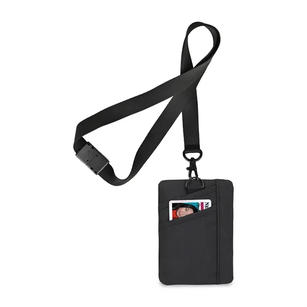 4"L x 5.5"H x 5"W ID pouch with 36" lanyard.... from ASI 56070 Gemline / Gemline®