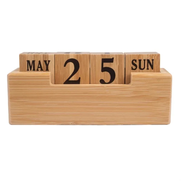 Bamboo Perpetual Calendar.... from ASI 46755 Cosmo Promos