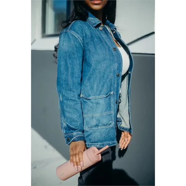 16 oz. bottle with twist-on threaded lid and flexible silicone straw.... from ASI 56070 Gemline / Gemline®