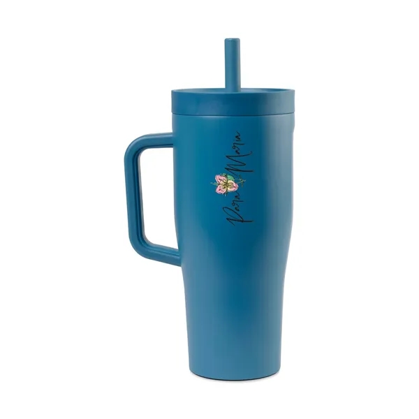 22 oz. travel tumbler with handle, leakproof lid, straw and silicone... from ASI 56070 Gemline / Gemline®