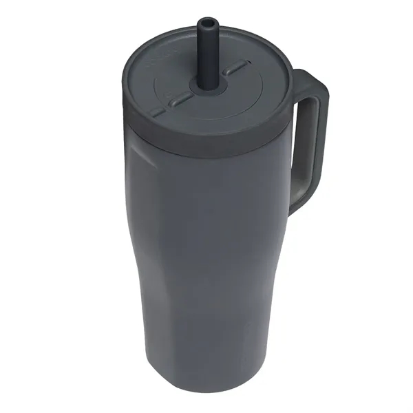22 oz. travel tumbler with handle, leakproof lid, straw and silicone... from ASI 56070 Gemline / Gemline®