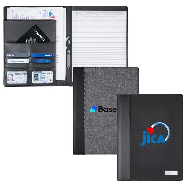 Accented padfolio, 8 1/2" x 11".... from ASI 46755 Cosmo Promos