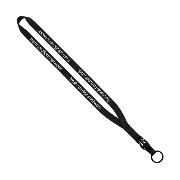 1/2" x 16" smooth nylon lanyard with slide-release.... from ASI 88060 Snugz/USA Inc / SnugZ USA®