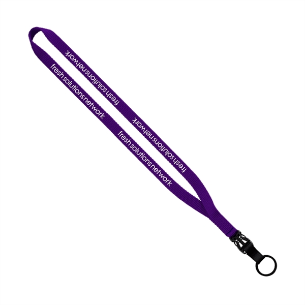 1/2" x 16" smooth nylon lanyard with slide-release.... from ASI 88060 Snugz/USA Inc / SnugZ USA®