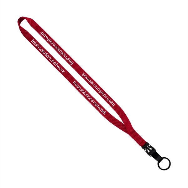 1/2" x 16" smooth nylon lanyard with slide-release.... from ASI 88060 Snugz/USA Inc / SnugZ USA®