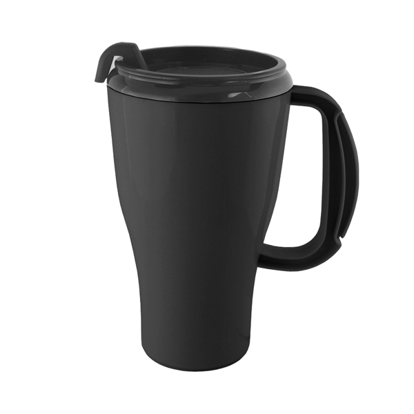 The 16 oz Insulated Omega mug has a high-gloss finish and... from ASI 93520 Ventura Inc