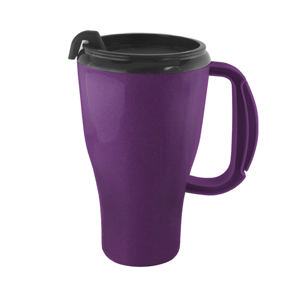 The 16 oz Insulated Omega mug has a high-gloss finish and... from ASI 93520 Ventura Inc