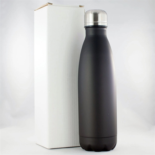 17 ounce stainless steel double-wall insulated bottle with screw-on lid.... from ASI 31978 Admanline