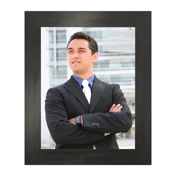 Leatherette wrapped photo frame, 8 1/2" x 11".... from ASI 93520 Ventura Inc