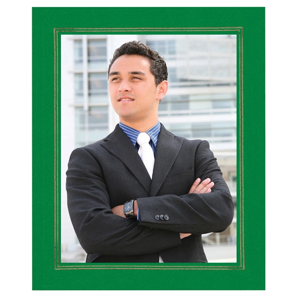 Leatherette wrapped photo frame, 8 1/2" x 11".... from ASI 93520 Ventura Inc