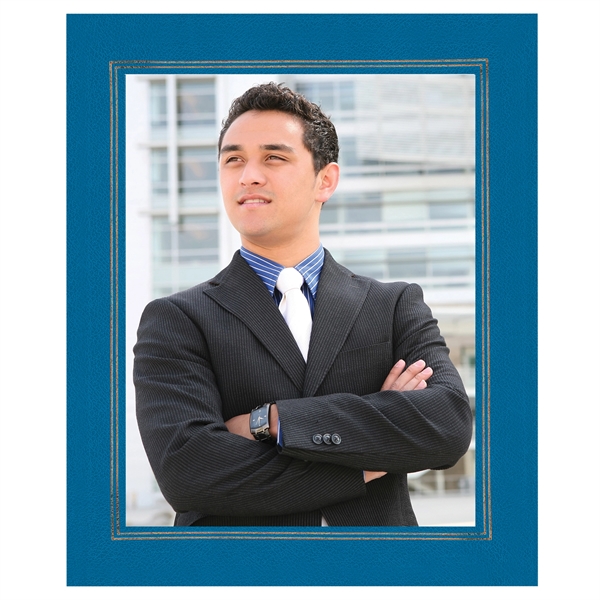 Leatherette wrapped photo frame, 8 1/2" x 11".... from ASI 93520 Ventura Inc