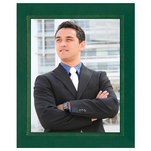 Leatherette wrapped photo frame, 8 1/2" x 11".... from ASI 93520 Ventura Inc