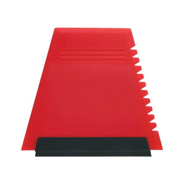 Ice scraper with two beveled and one serrated edge plus a... from ASI 93520 Ventura Inc